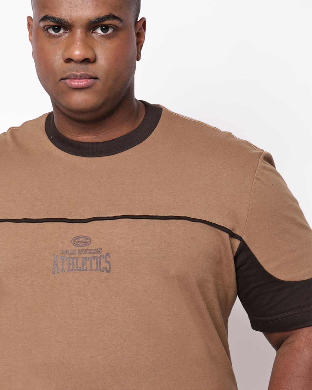 Camiseta-91424-Athletics-Beg-Plus---Bege