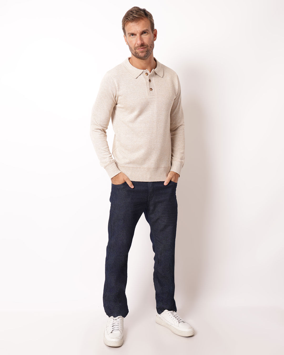 Blusa-Polo-Hairy---Bege