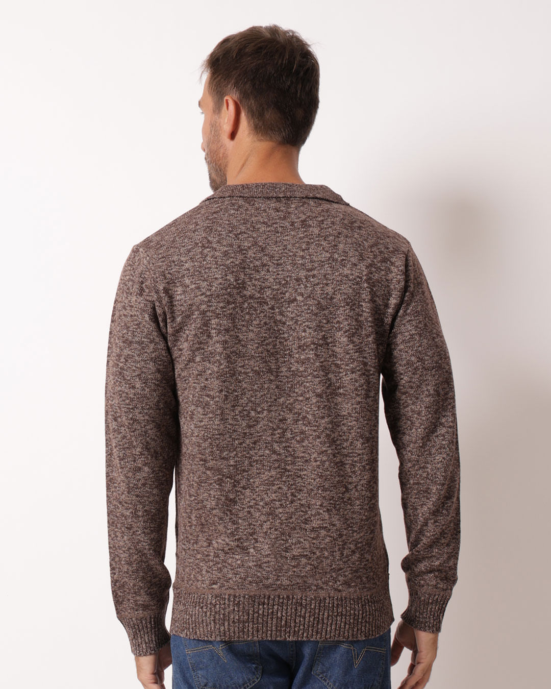 Blusa-Polo-Hairy---Marrom