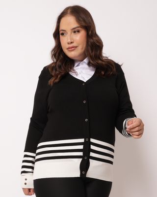 Cardigan-Trico-Listras-Dec-V---Preto