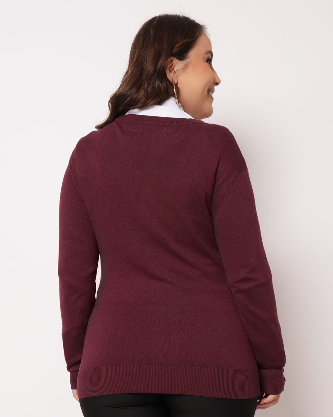 Cardigan--Trico-Liso-Dec-V---Vinho