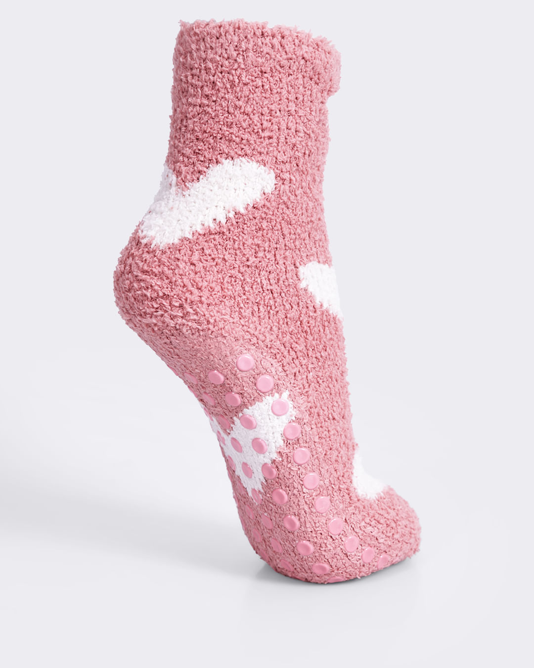 Meia-Chenille-Longa-Coracao---Rose