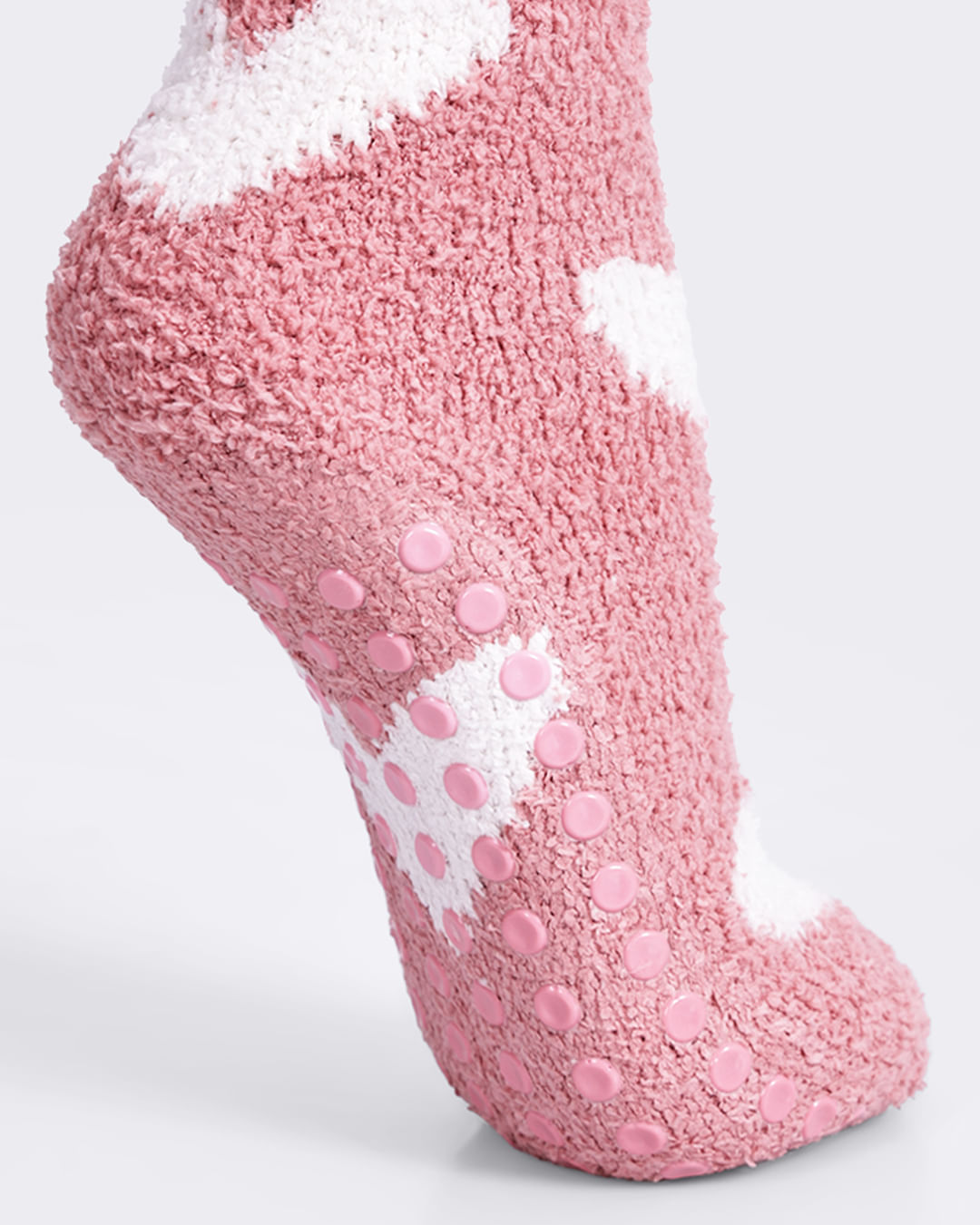 Meia-Chenille-Longa-Coracao---Rose