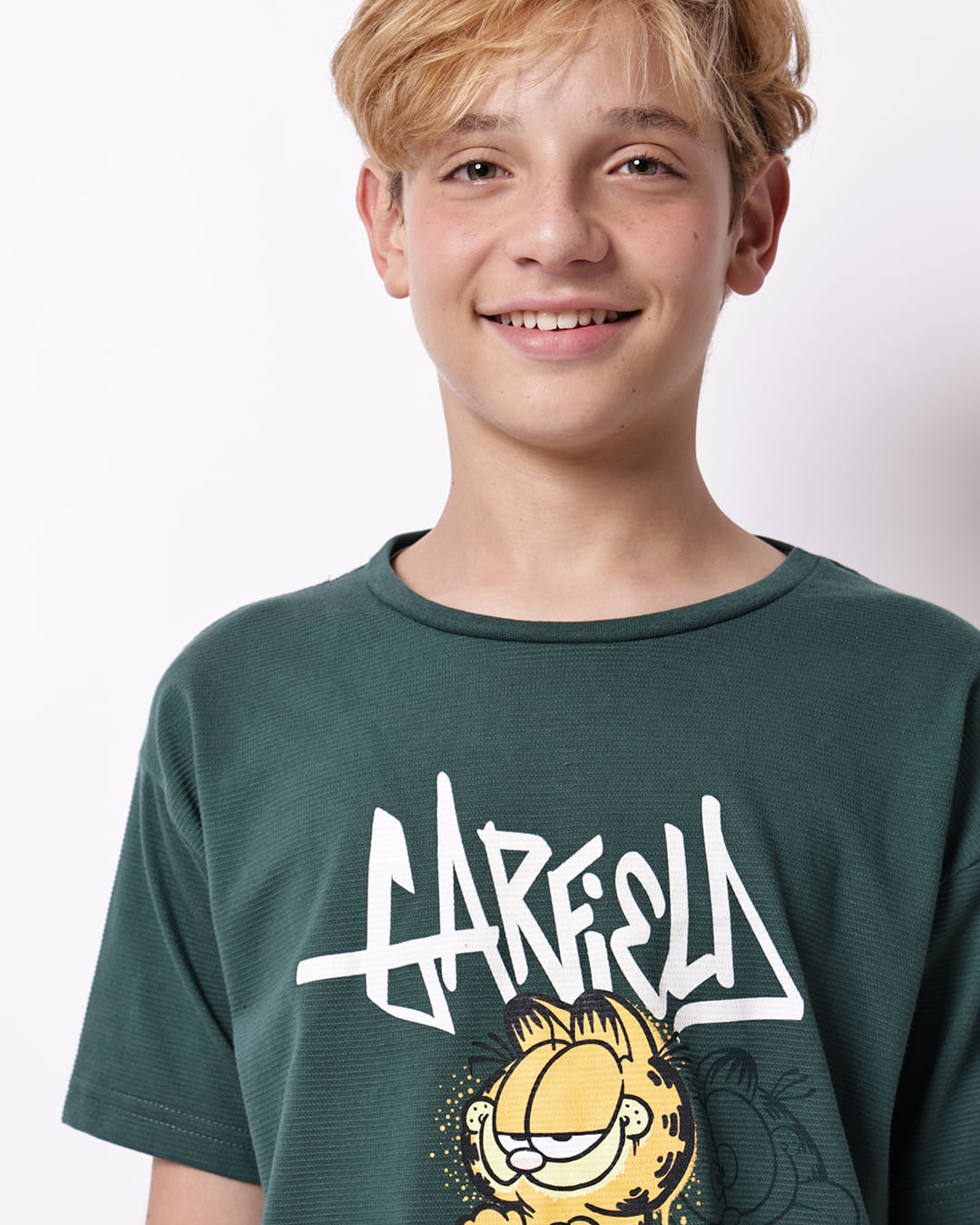 Camiseta-T44605-Mc-M-Garfield-Text---Verde