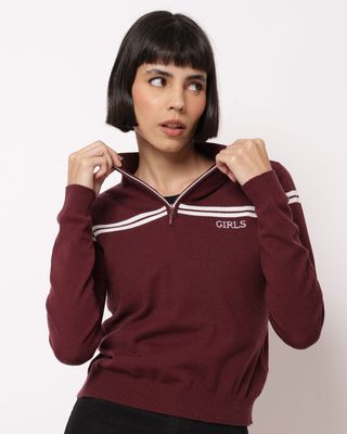 Blusa-Tricot-Ju644-Ziper-Pgg---Vinho