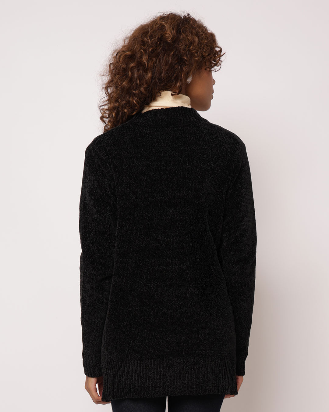 Cardigan-Chenille-Bts-Pto-Cardct---Preto