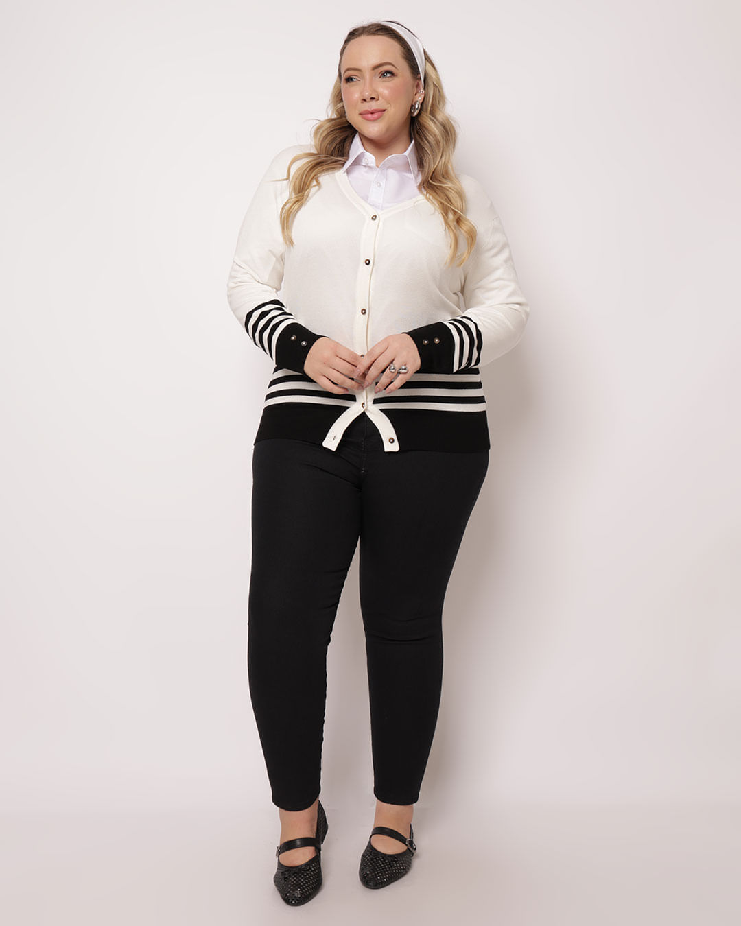 Cardigan-Trico-Listras-Dec-V---Off-White