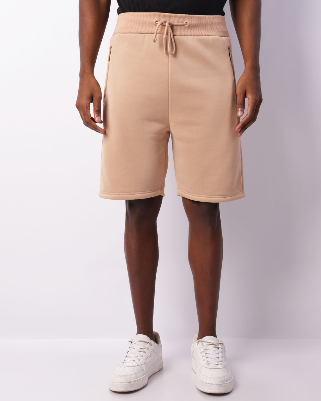 Shorts-Sm01-Moletom-Bolso-Selado-Bege---Bege