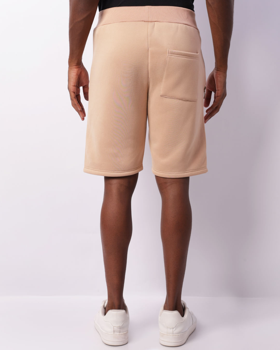Shorts-Sm01-Moletom-Bolso-Selado-Bege---Bege