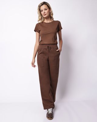 Calca-26379-Moletom-Reta-C-Bolso-Marrom---Marrom