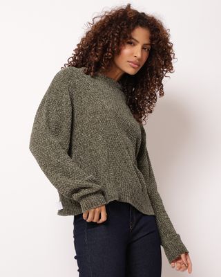 Sueter-Chenille-Oliva-Trict---Oliva