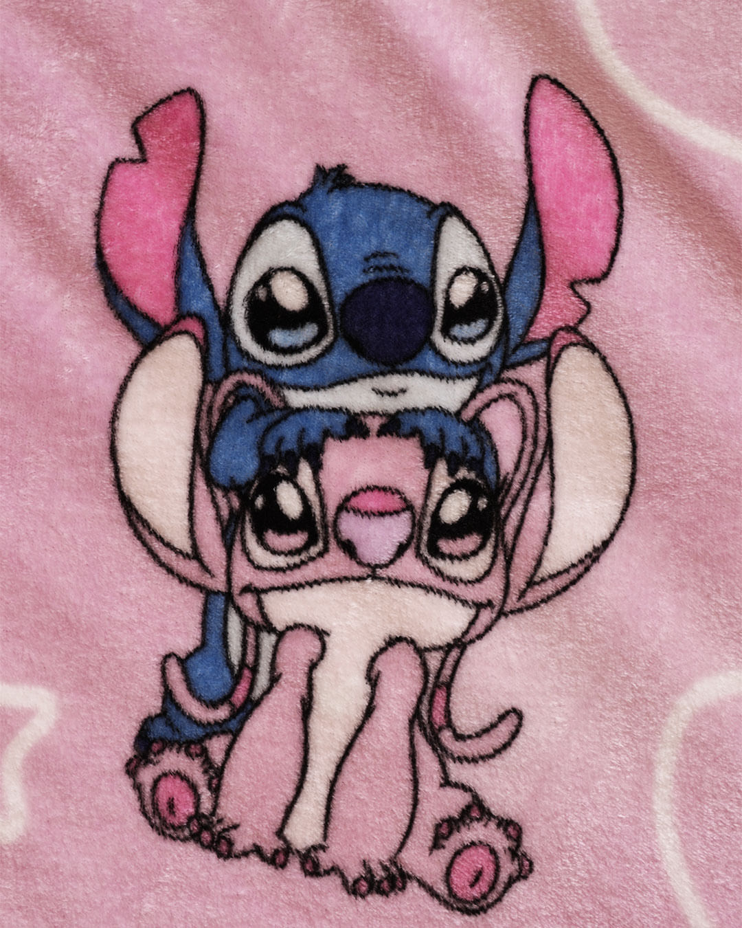 Manta-Flannel-Sherpa-St-Stitch-E-Angel---Rosa