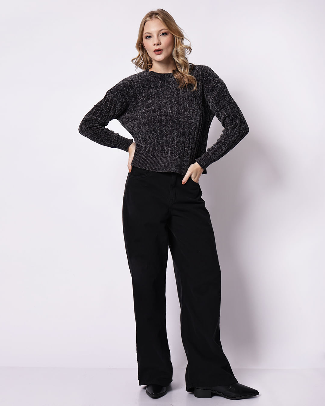 Trico-W25l031-Tranca-Chenille-Pgg---Cinza