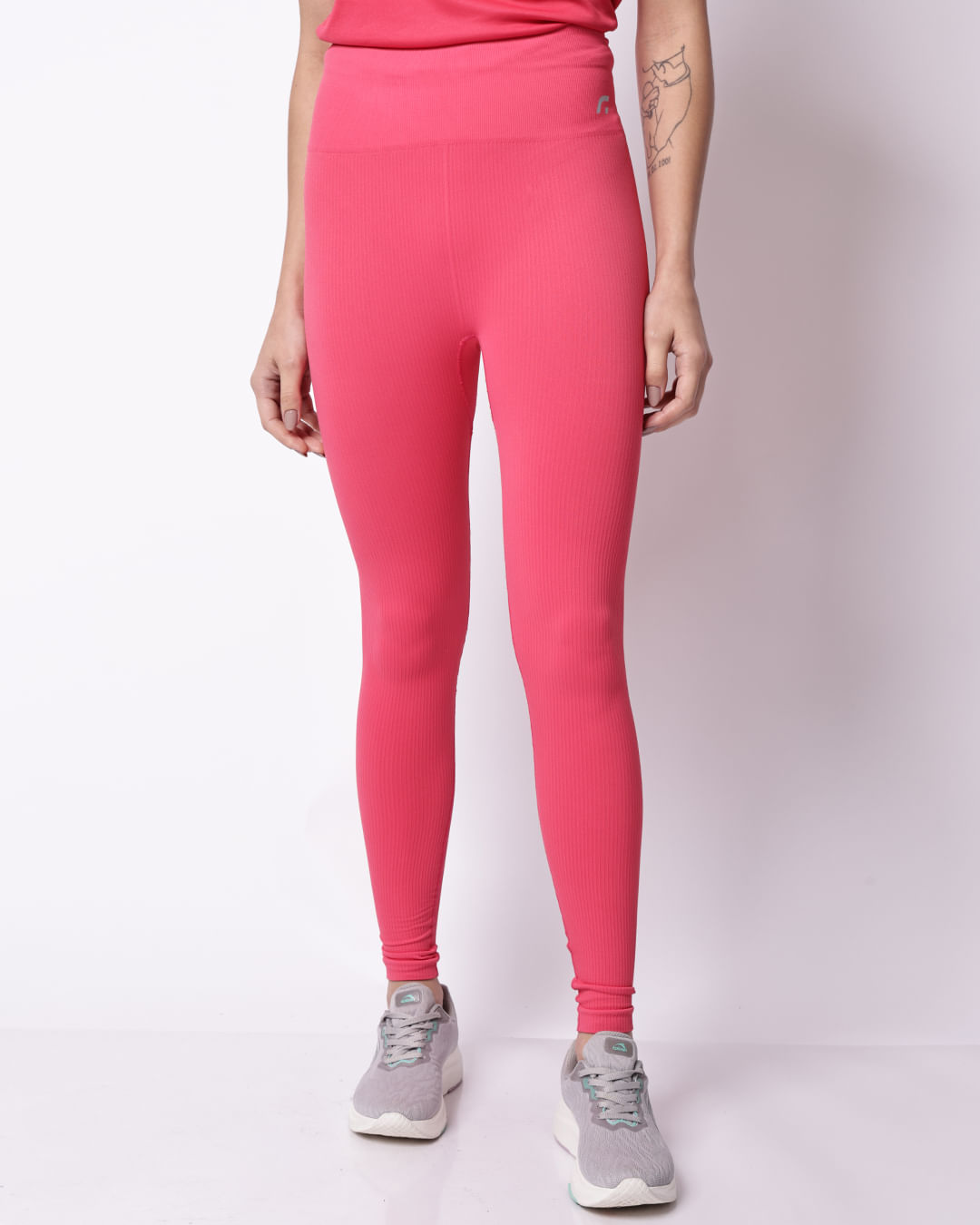 Legging-10526-Canelado-Seamless-Rosa---Rosa