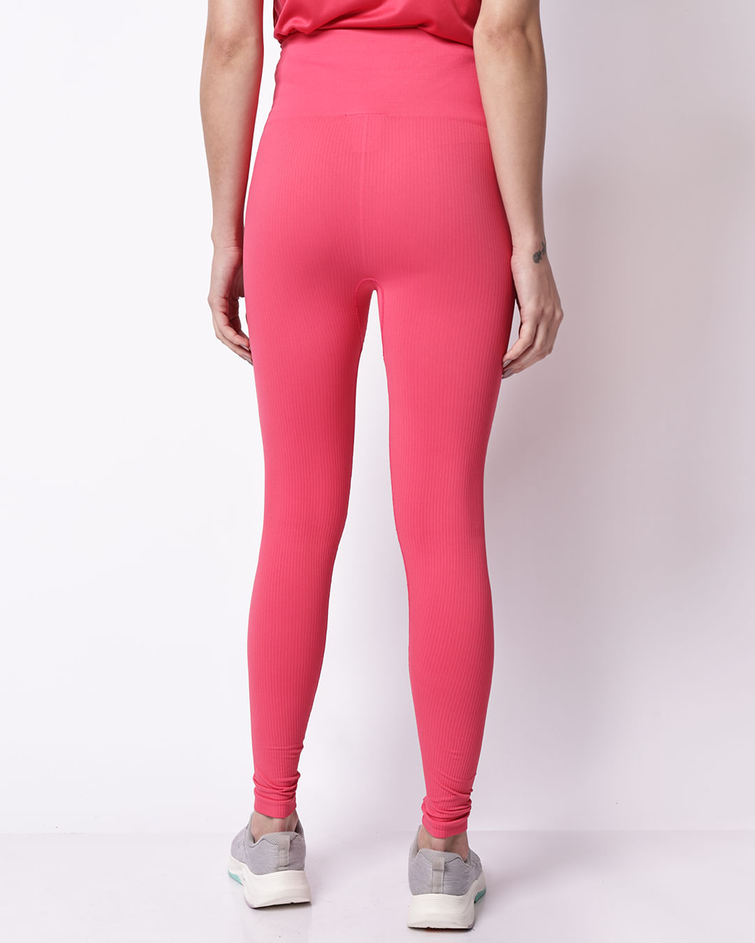 Legging-10526-Canelado-Seamless-Rosa---Rosa
