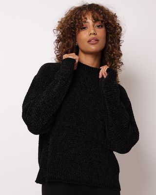 Sueter-Chenille-Preto-Trict---Preto