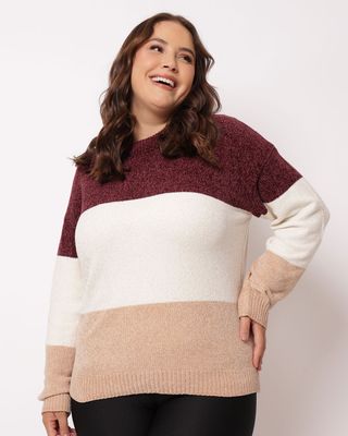 Sueter-8294-Chenille-Listrado---Vinho