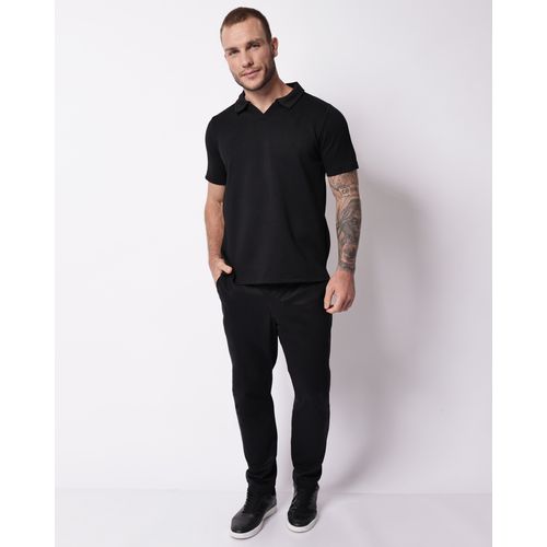 Calça Sarja Masculina Reta Preta