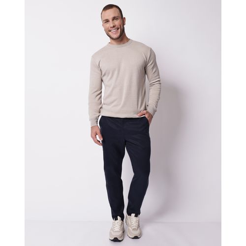 Calça Sarja Masculina Reta Marinho