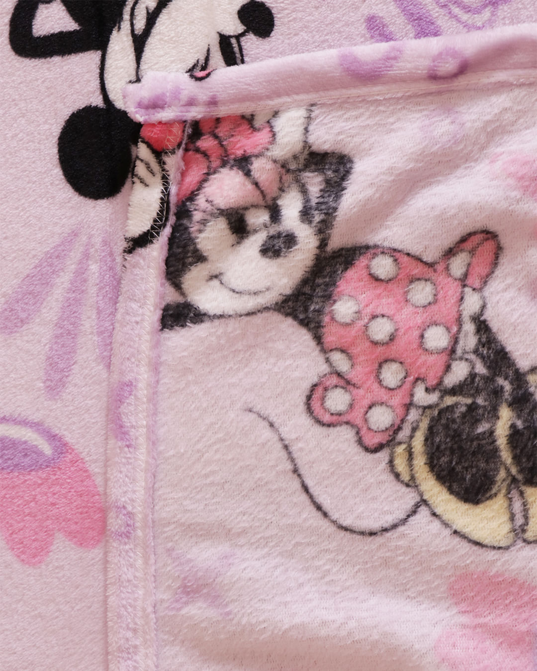 Manta-Solteiro-Flannel-Minnie-Cool---Lilas