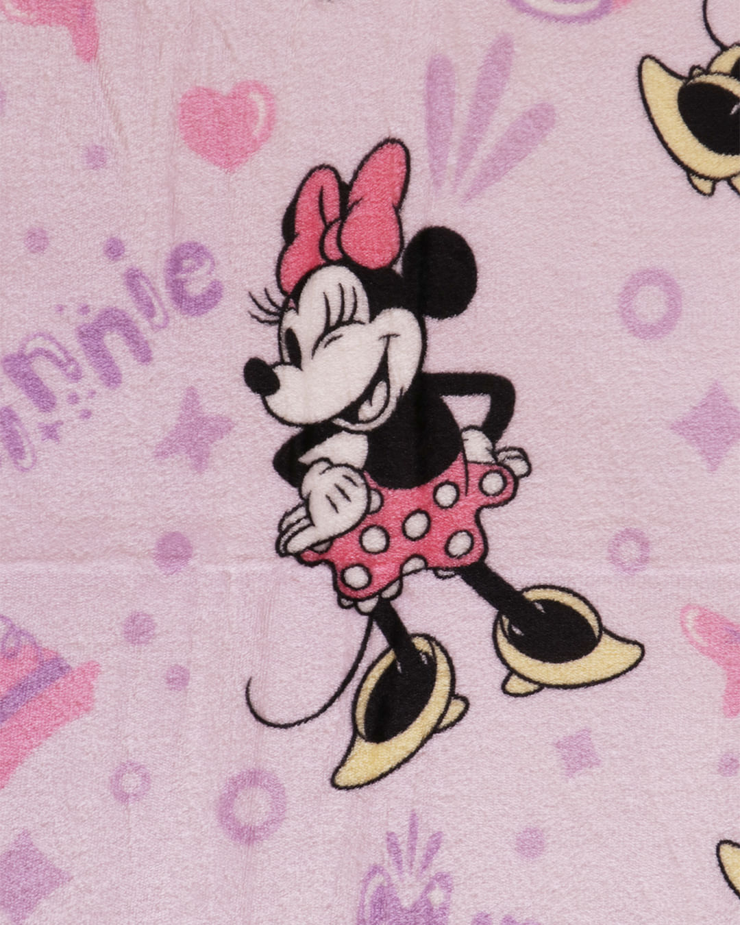 Manta-Solteiro-Flannel-Minnie-Cool---Lilas