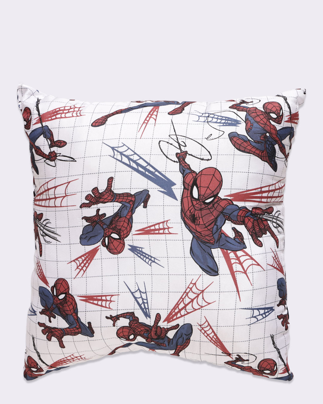 Almofada-Spider-Man-Xadrez---Azul