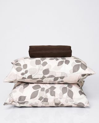 Jg-Cama-Cs-Basic-3-Pcs-30cm-Estampado---Marrom-Floral