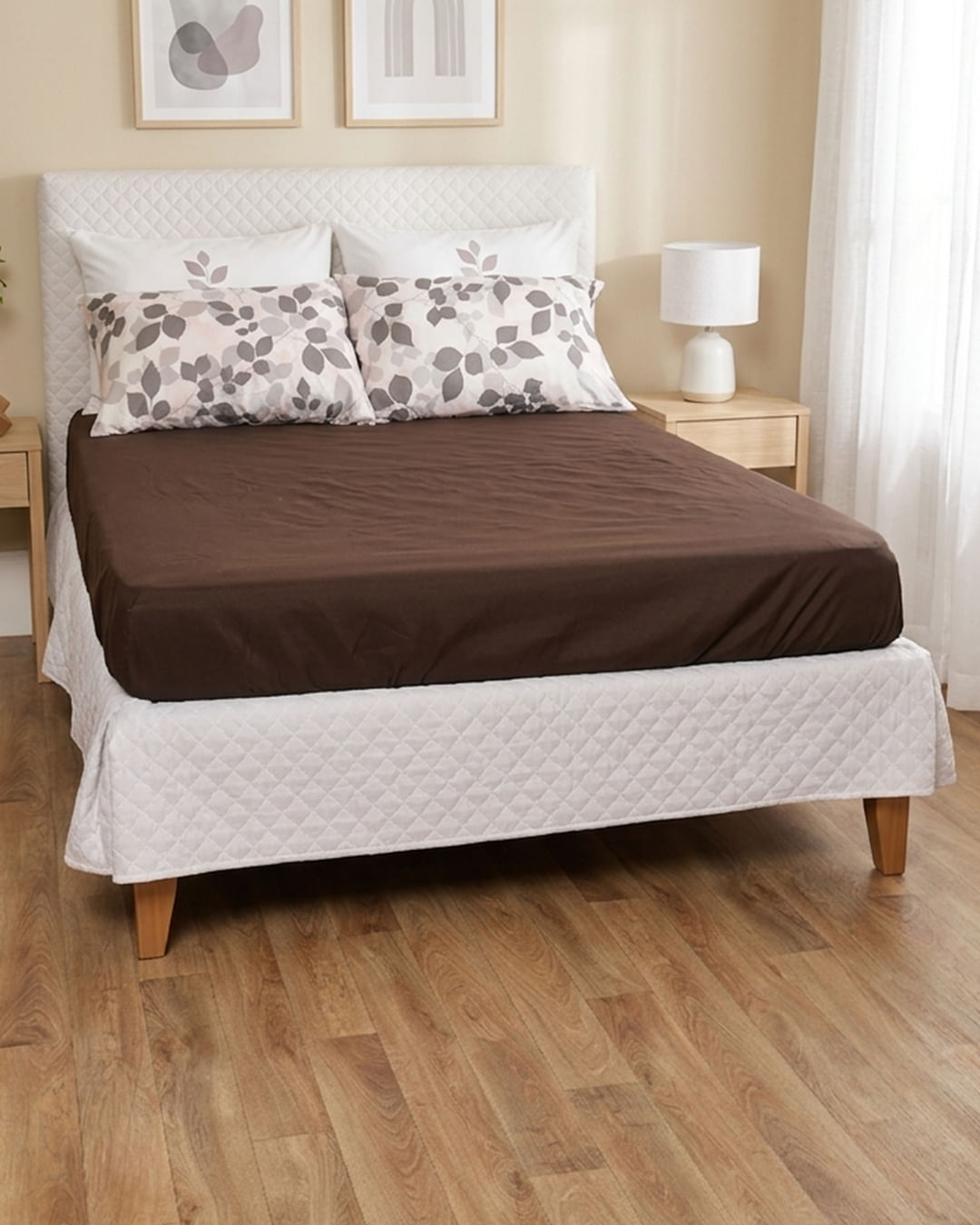 Jg-Cama-Cs-Basic-3-Pcs-30cm-Estampado---Marrom-Floral