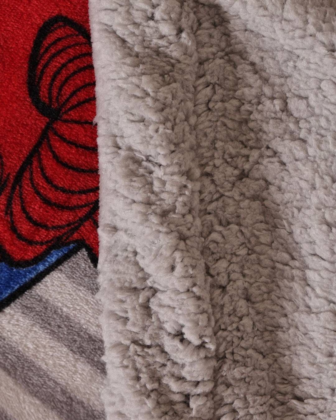 Manta-Flannel-Sherpa-St-Spider-Man---Cinza