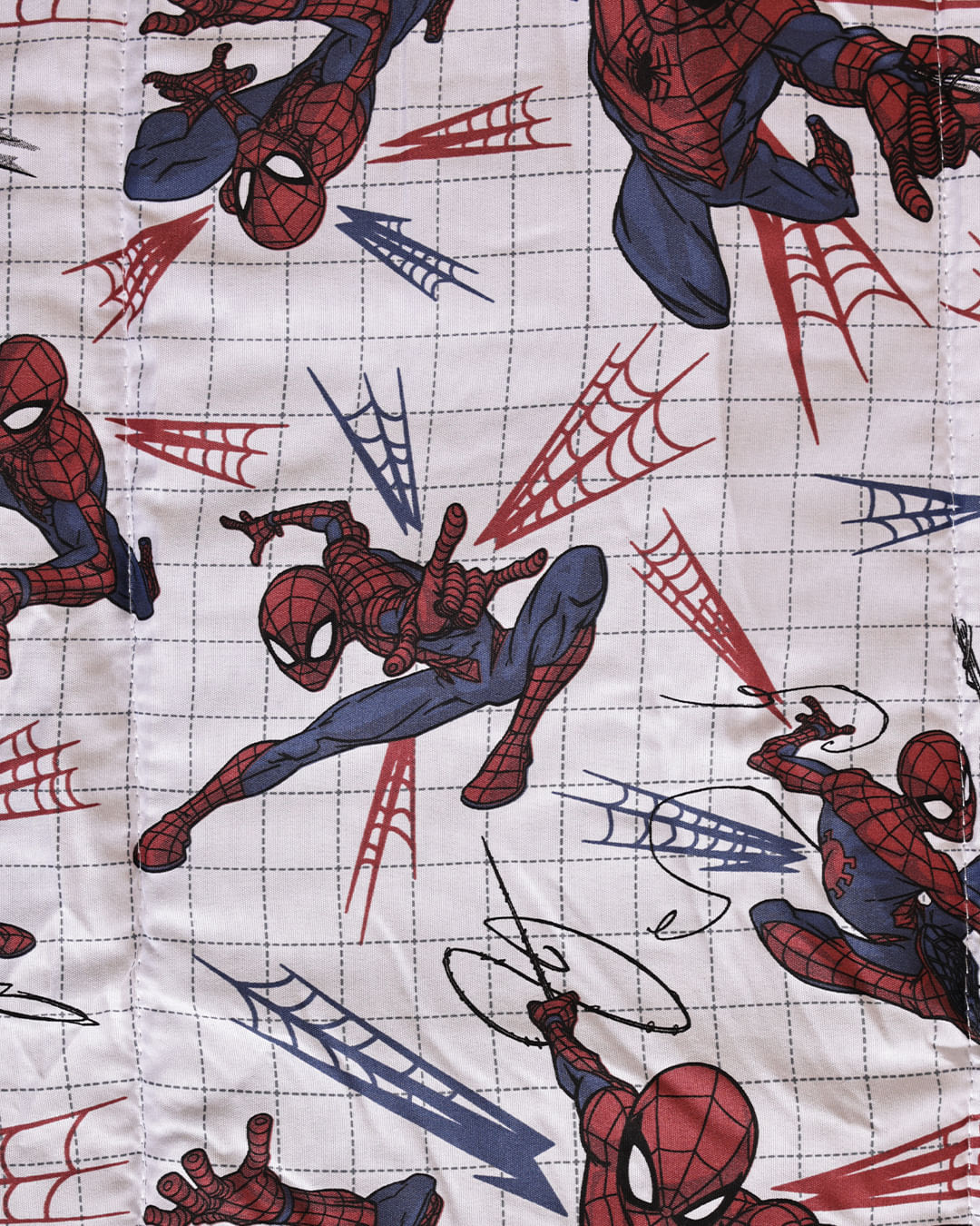 Edredom-Spider-Man-Xadrez---Azul
