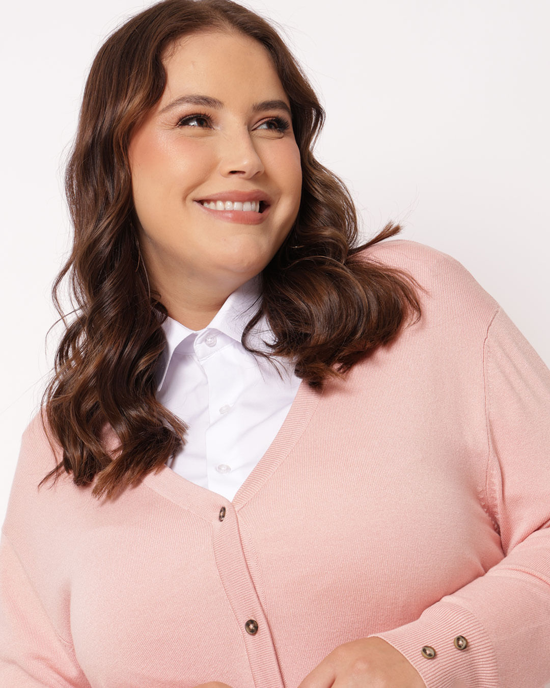 Cardigan--Trico-Liso-Dec-V---Rose