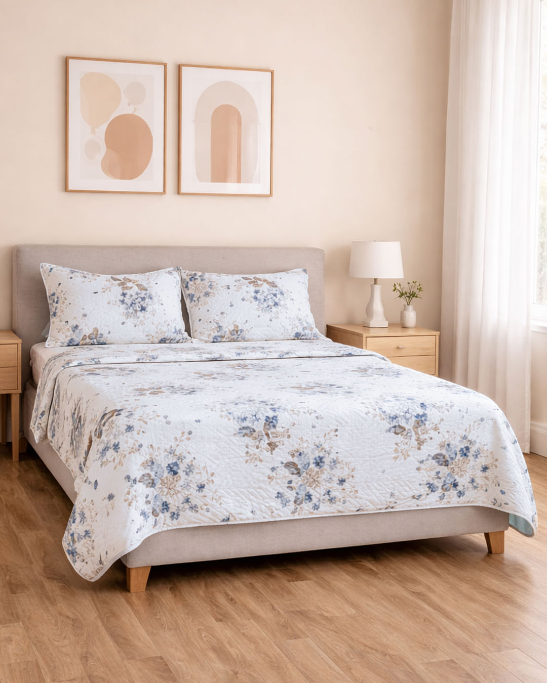Kit-Colcha-Cs-Portat-Cabas-Ultrasonica---Branco-Floral