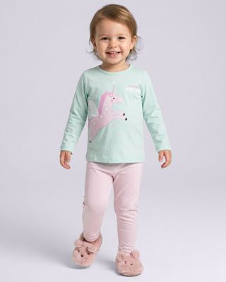 Pijama-Ml-½-Malha-Unicornio-1312-Bba-13---Verde