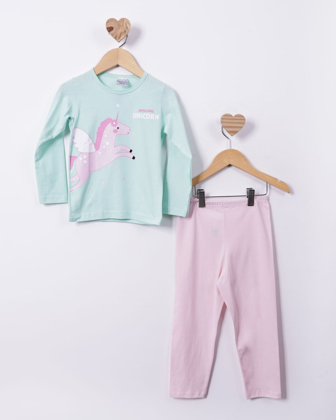 Pijama-Ml-½-Malha-Unicornio-1312-Bba-13---Verde