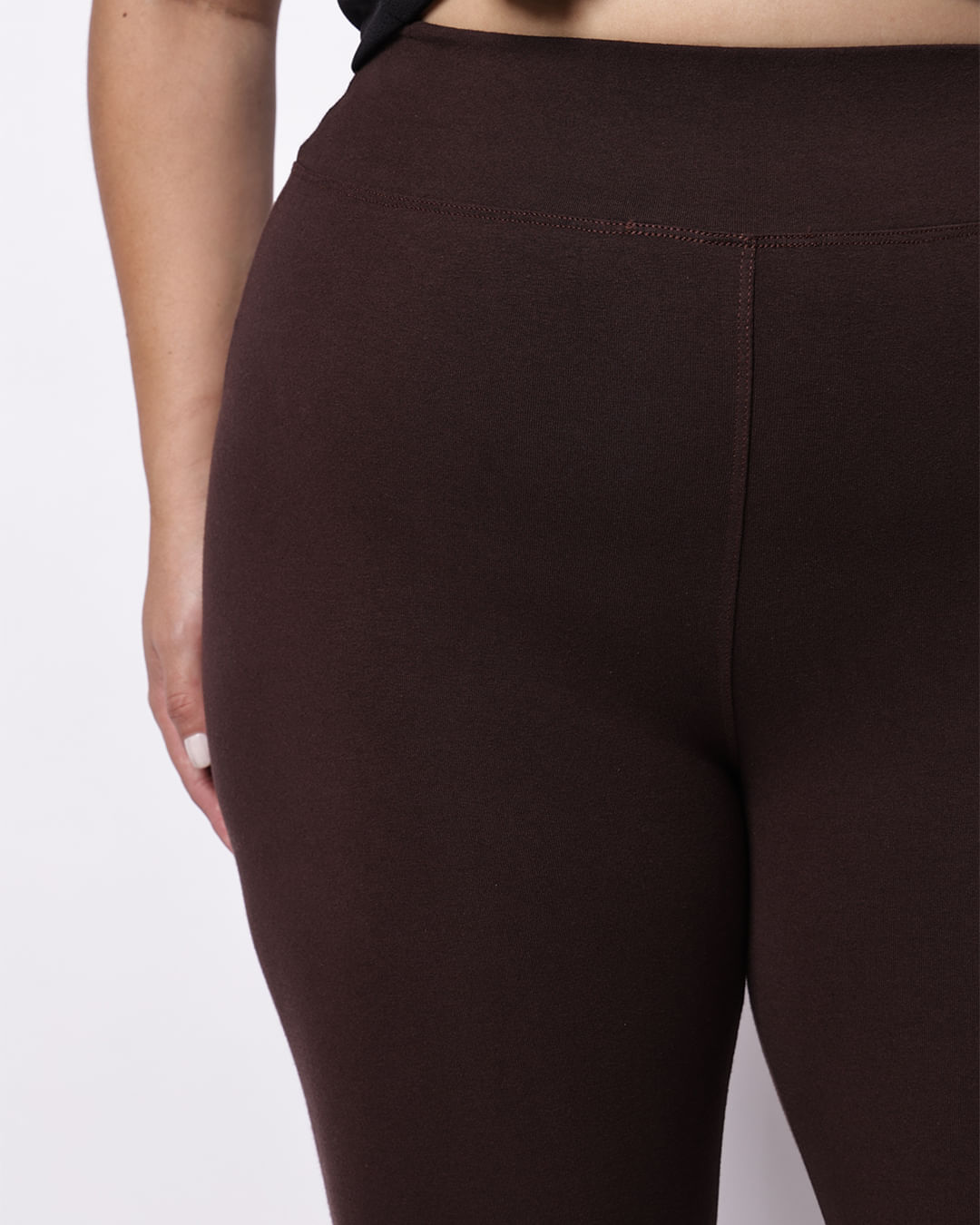 Legging-Cotton-Basica-Plus---Marrom