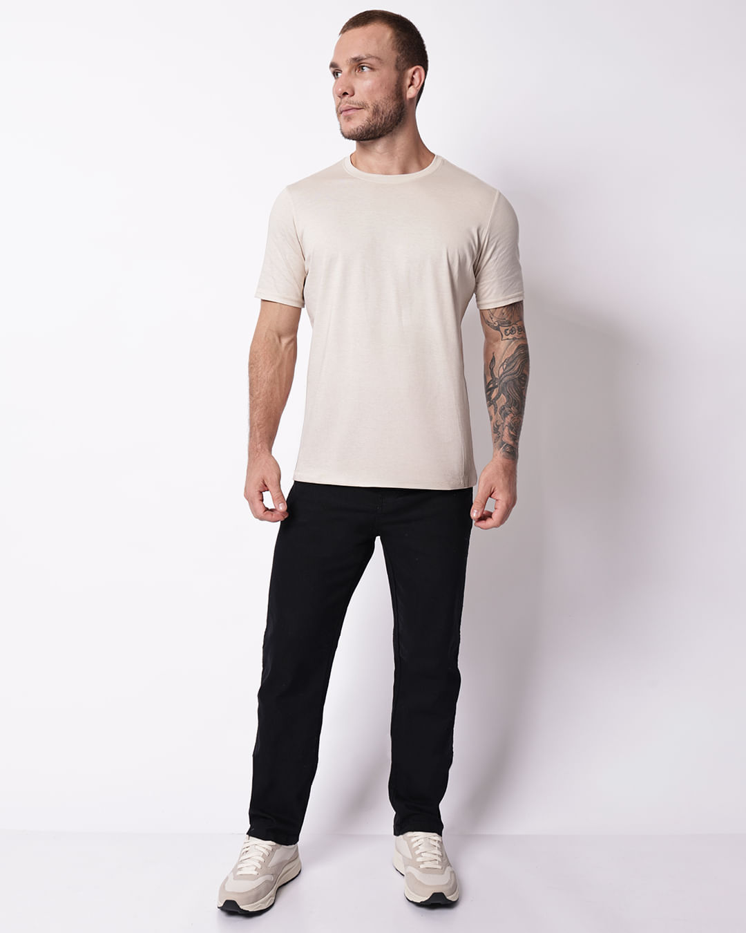 Tshirt-Pima-Cotton-Beige---Bege