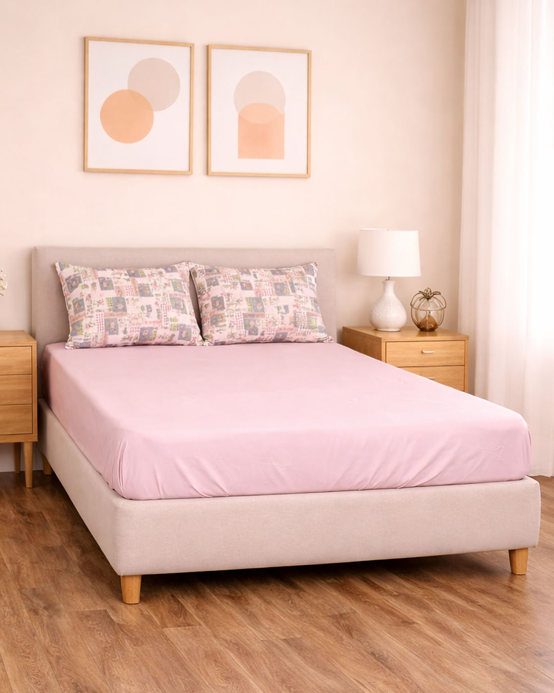 Jg-De-Cama-Queen-3-Pc-100-algodao-Est---Rosa