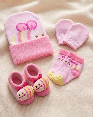 Kit-Enxoval-Mna-Touquinha-2-Meias-luva---Rosa-Claro