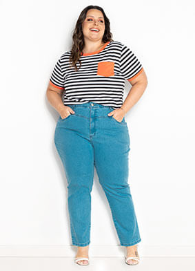 Blusa Lenadia Bolso Laranja XXG