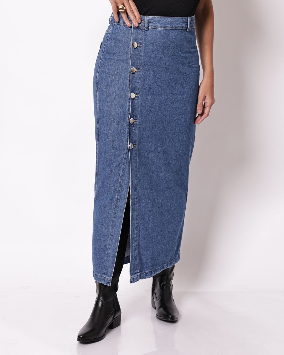 Saia-Longa-Indigo-31938-Botoes-Frontal---Jeans-Blue