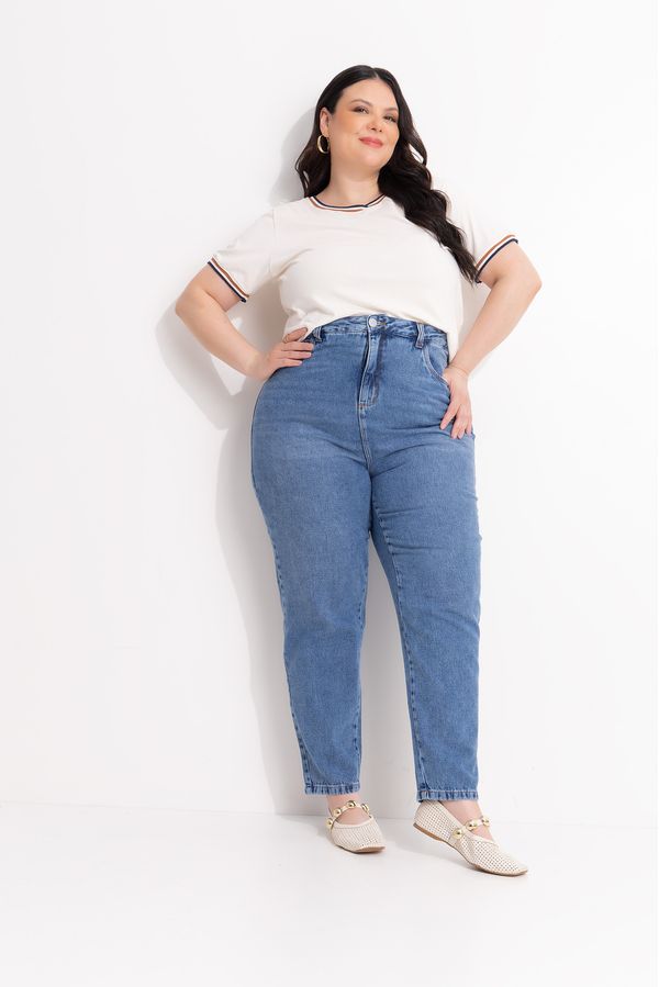 Blusa de Algodão Off White XLG