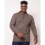 Tricot-Polo-Sweater-Marrom-Plus---Marrom