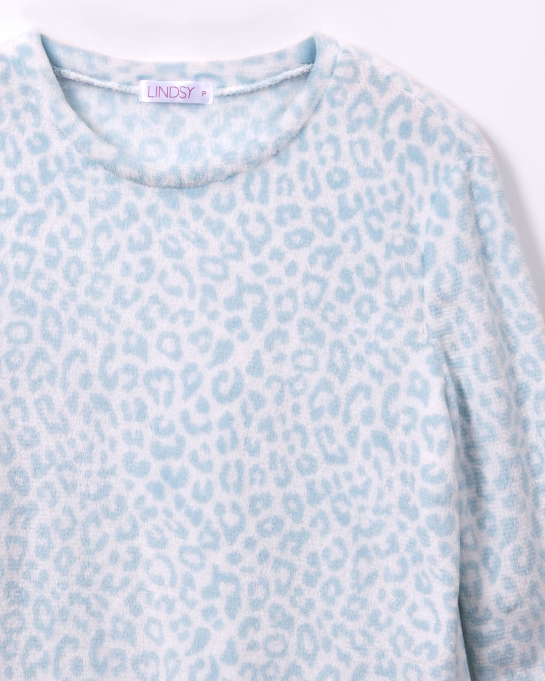 Pijama-Longo-Soft--Animal-Print---Azul
