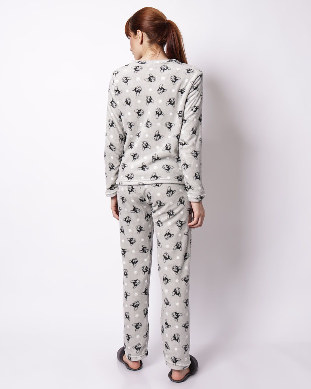 Pijama-Longo-Soft-Cachorro---Cinza