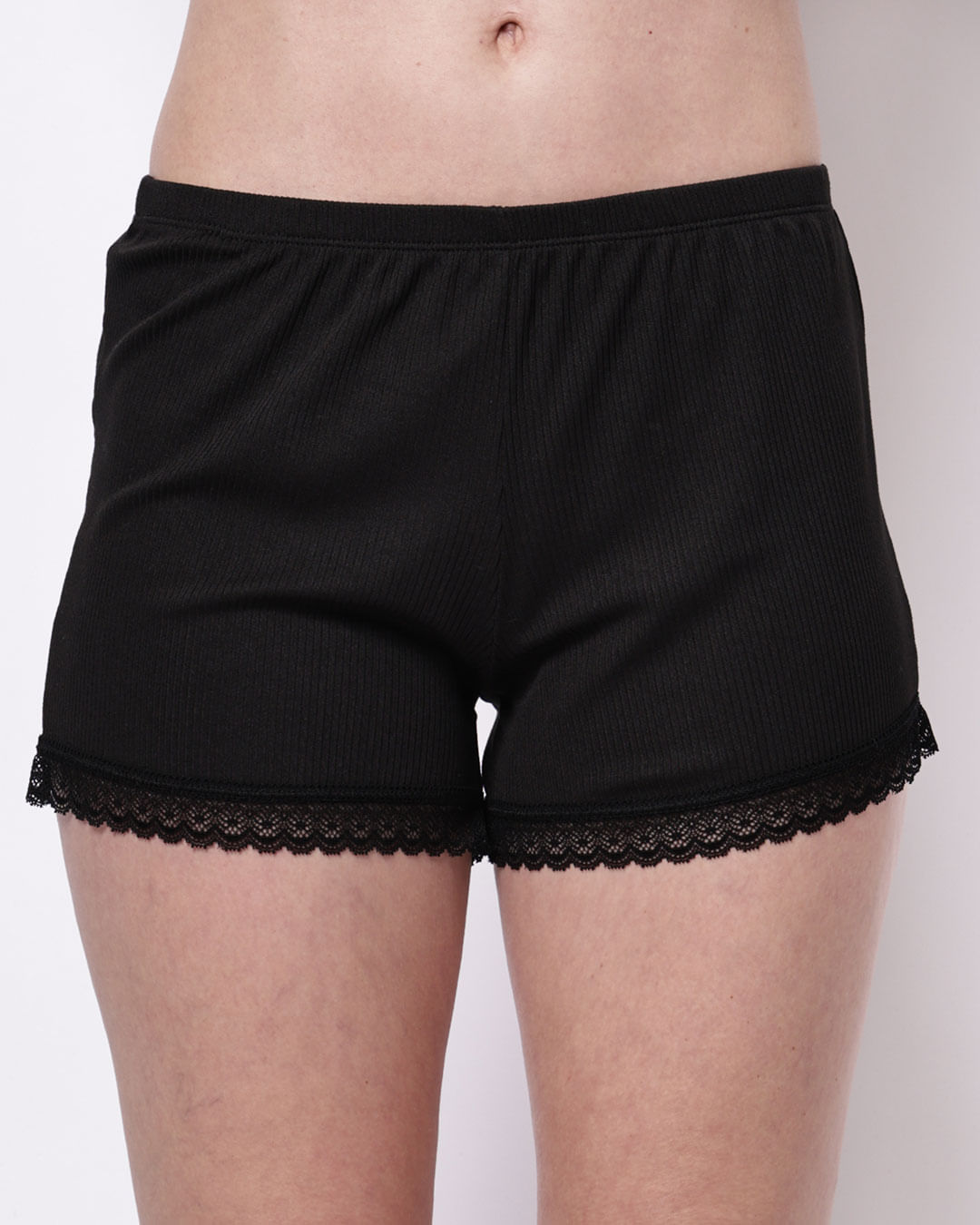 Short-Doll-Alca-Canelado-B10960---Preto
