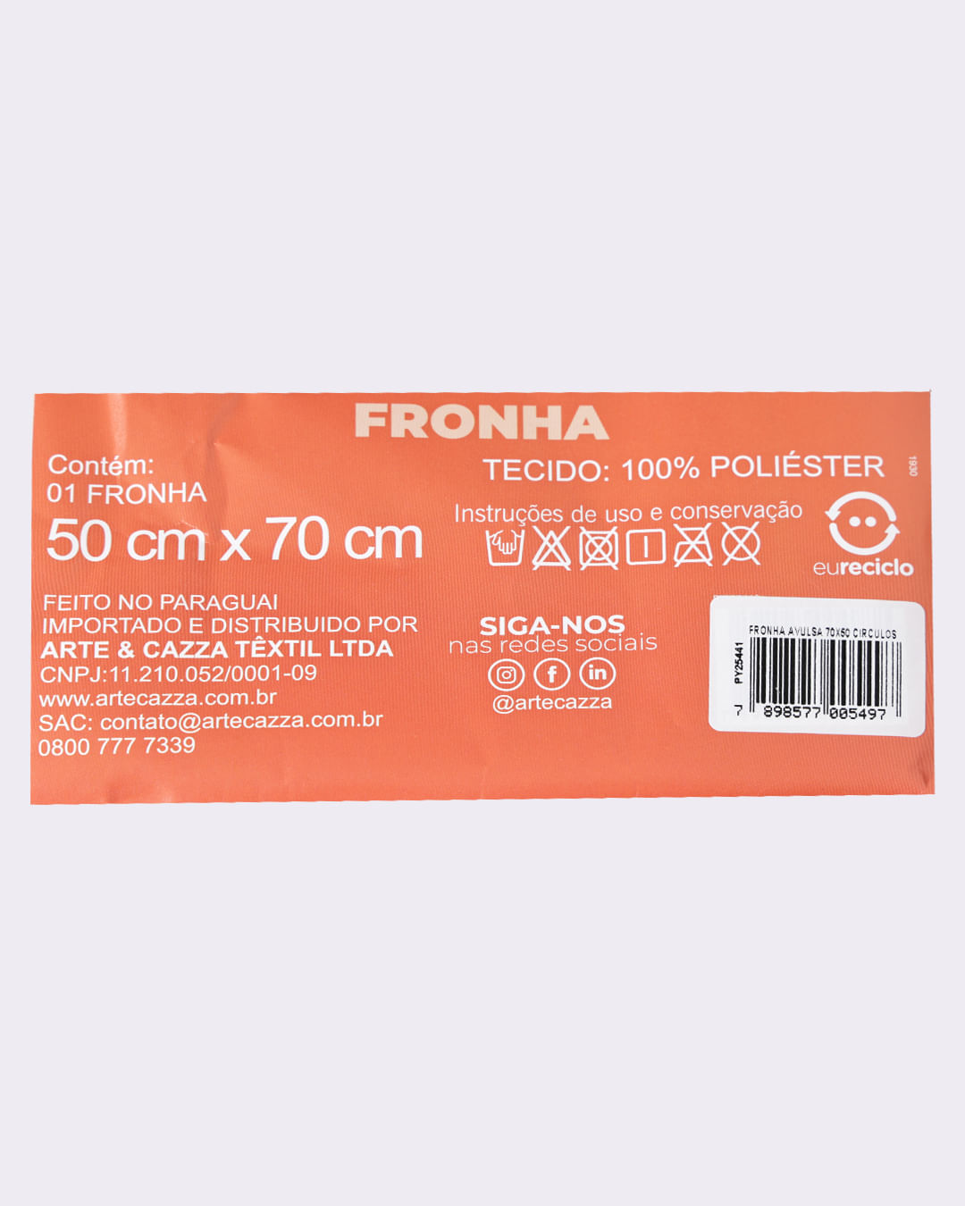 Fronha-Circulos  microfibra             ---Bege