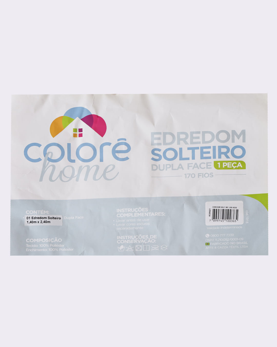 Edredom-Infantil-Liso-A---Azul