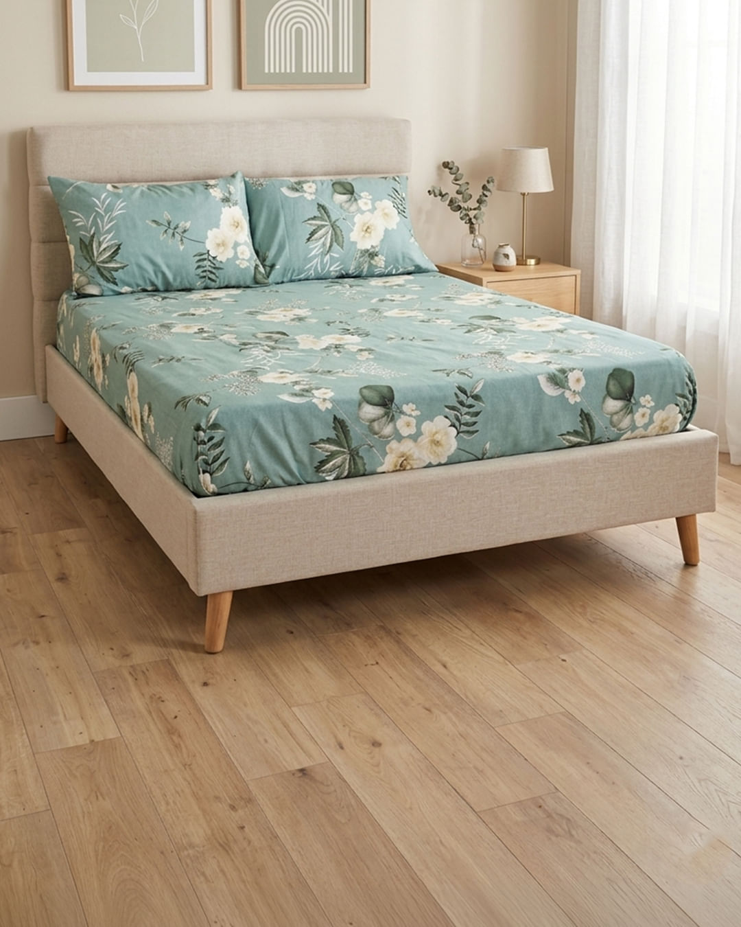 Jg-Cama-Cs-Basic-3-Pcs-30cm-Estampado---Verde-Outros