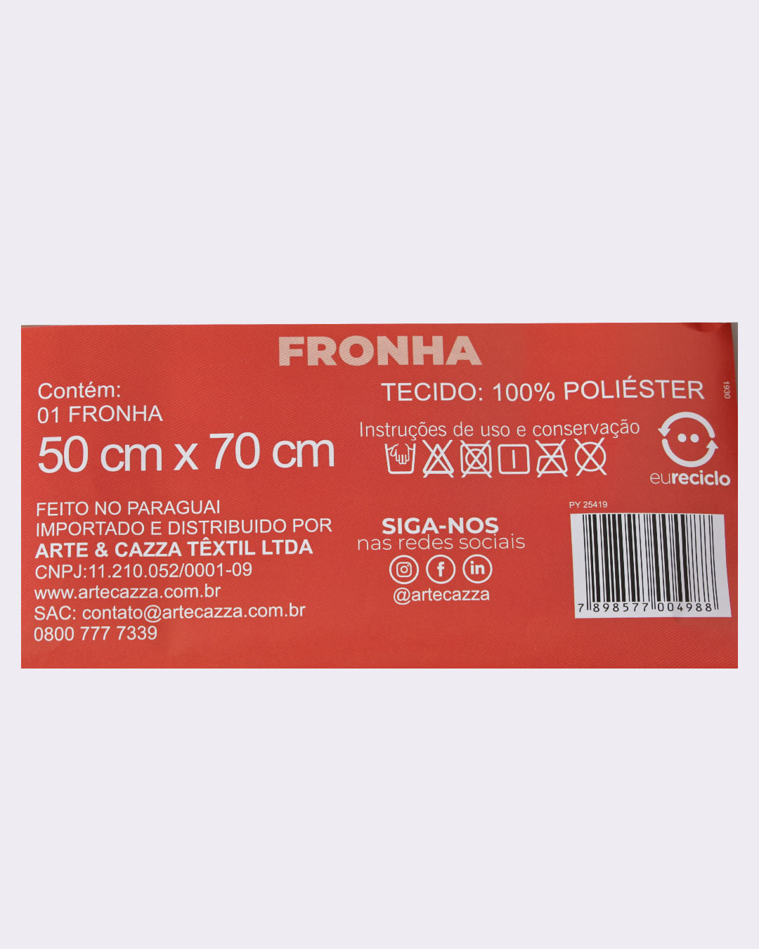 Fronha-Quadros  microfibra              ---Bege