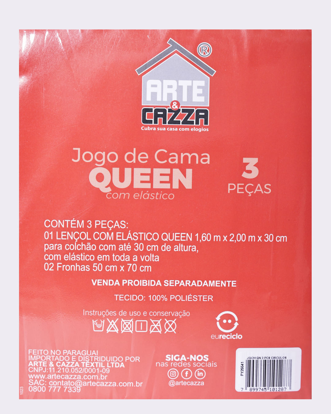 Jg-Cama-Queen-3-Pcs-Circulos  microfibra---Bege